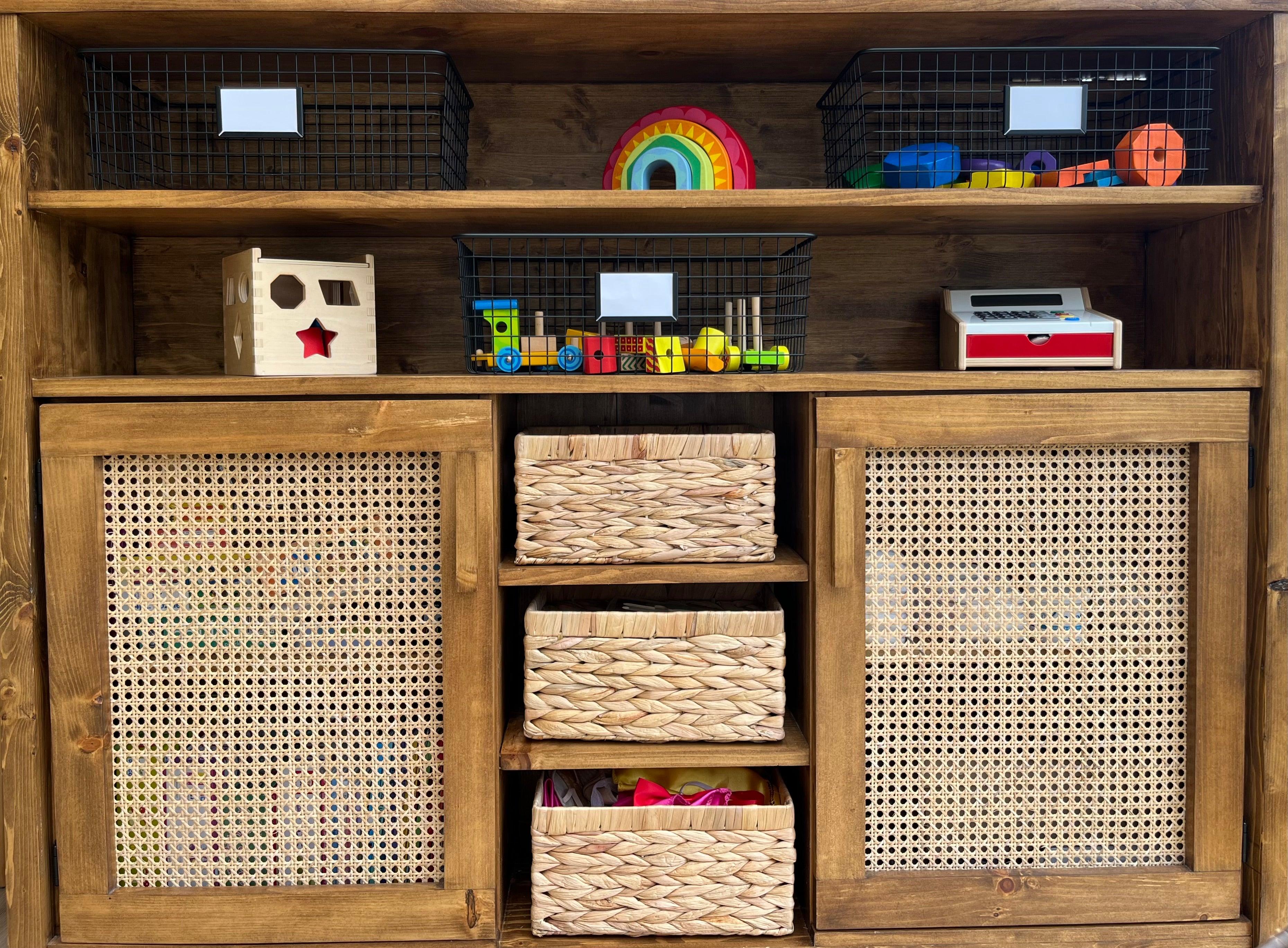 Rangement à Jouets à Plusieurs Niveaux Avec Roues - Organisateur D'angle Pour Salle De Jeux, étagère à Compartiments Colorée