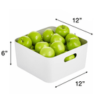 rangement en métal blanc