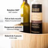 Plateau tournant en bois recyclé - Diane