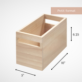 Recycled wooden bin - Jacinthe