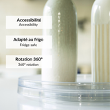 Plateau tournant en plastique recyclé - Luce