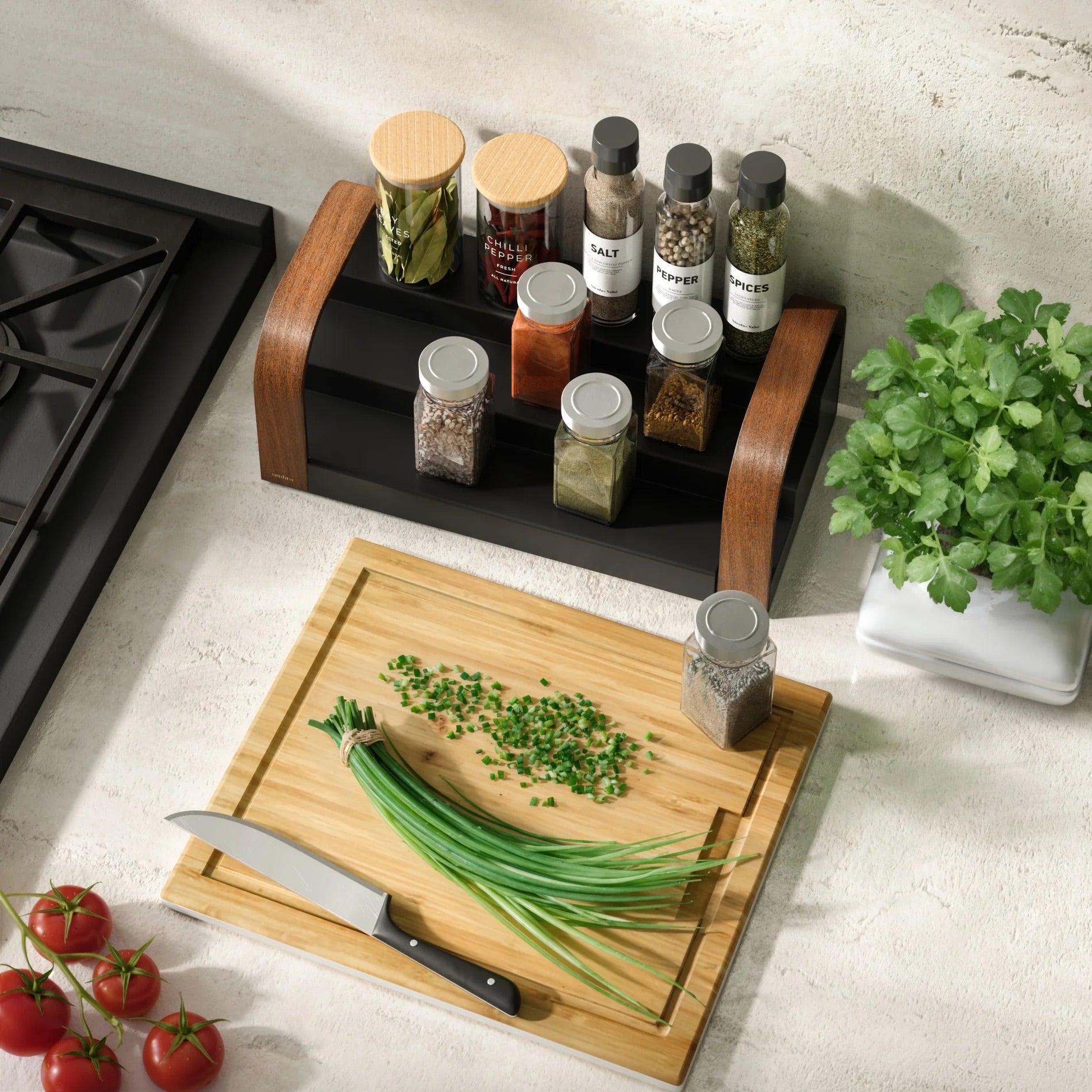 shelf spices