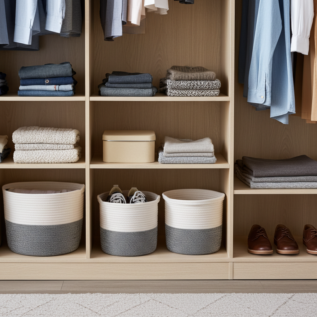 garde-robe organisé
