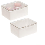 Bac en plastique avec couvercle - Julie - Bac & Panier