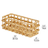 panier osier toilette