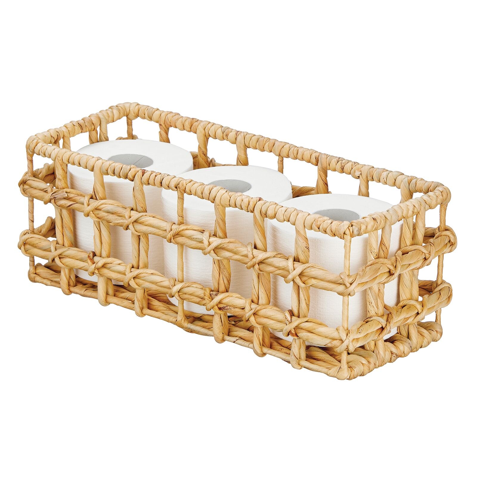 Panier osier salle de bain