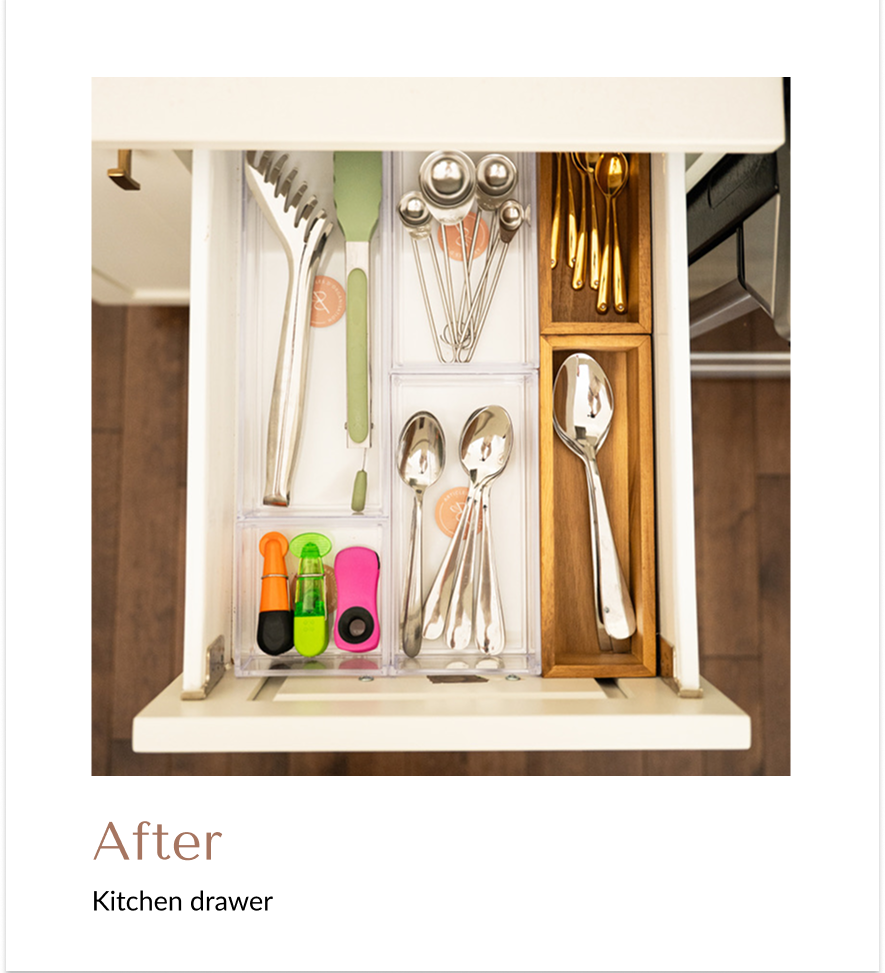 organize kitchen drawer