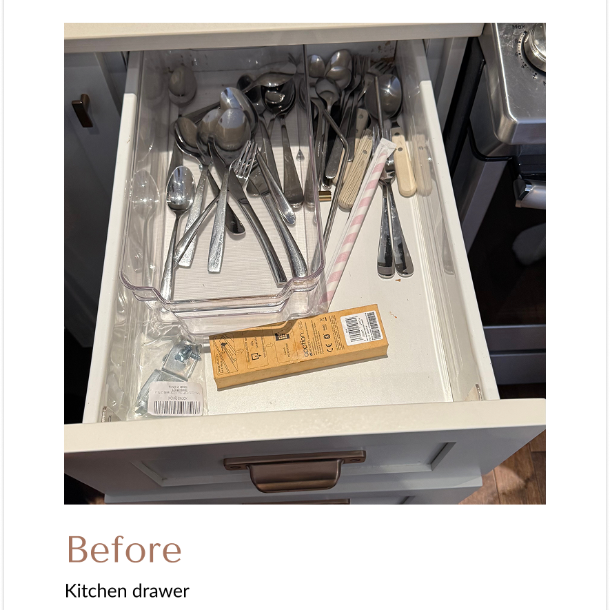 kitchen drawer organize