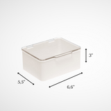Bac en plastique avec couvercle - Julie