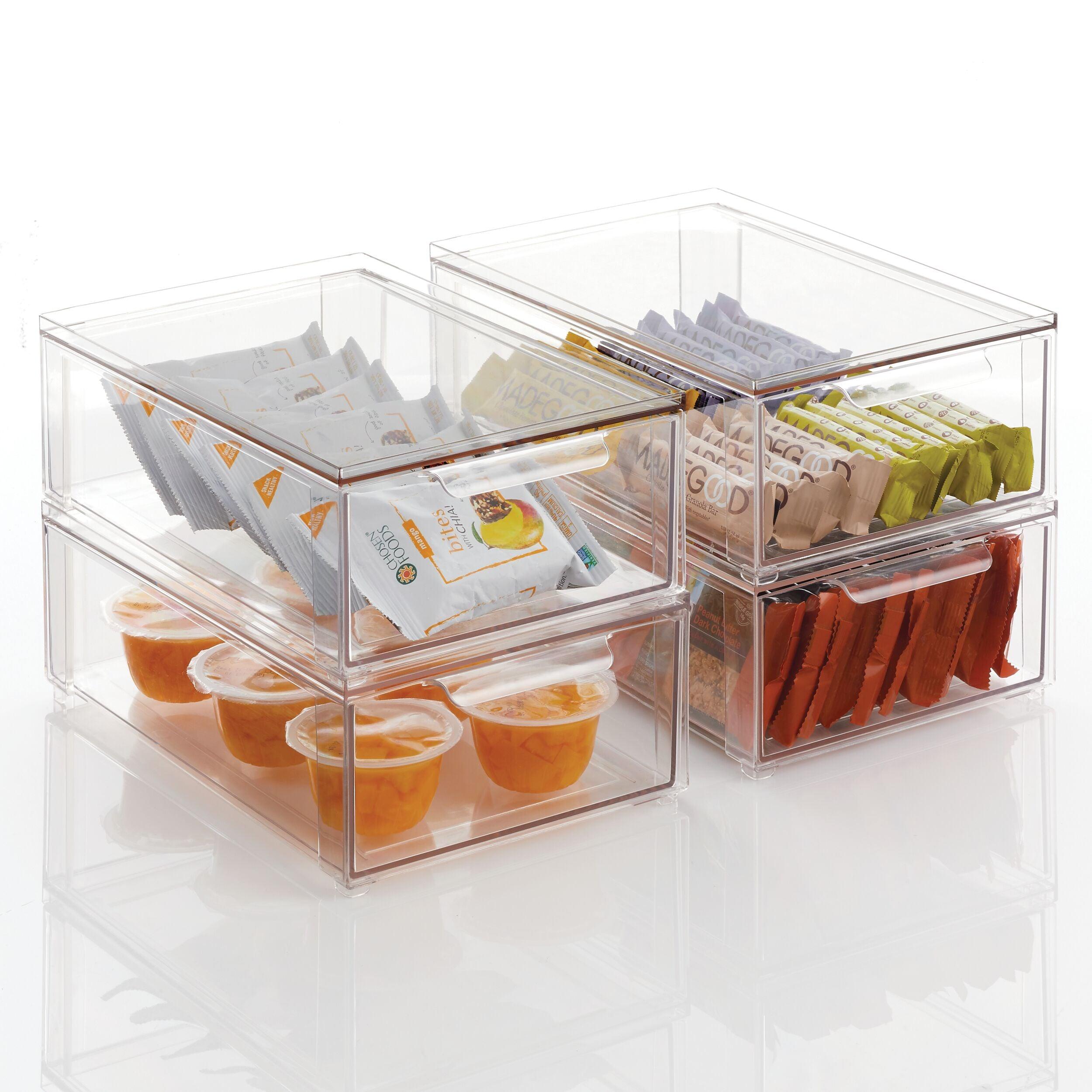 Organisateur Tiroir Séparateur Bac Plastique Compartiment Rangement Boîte  Cuisin