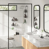 Clara adhesive shower trays - Set of 2 baskets