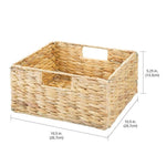 panier en osier carre