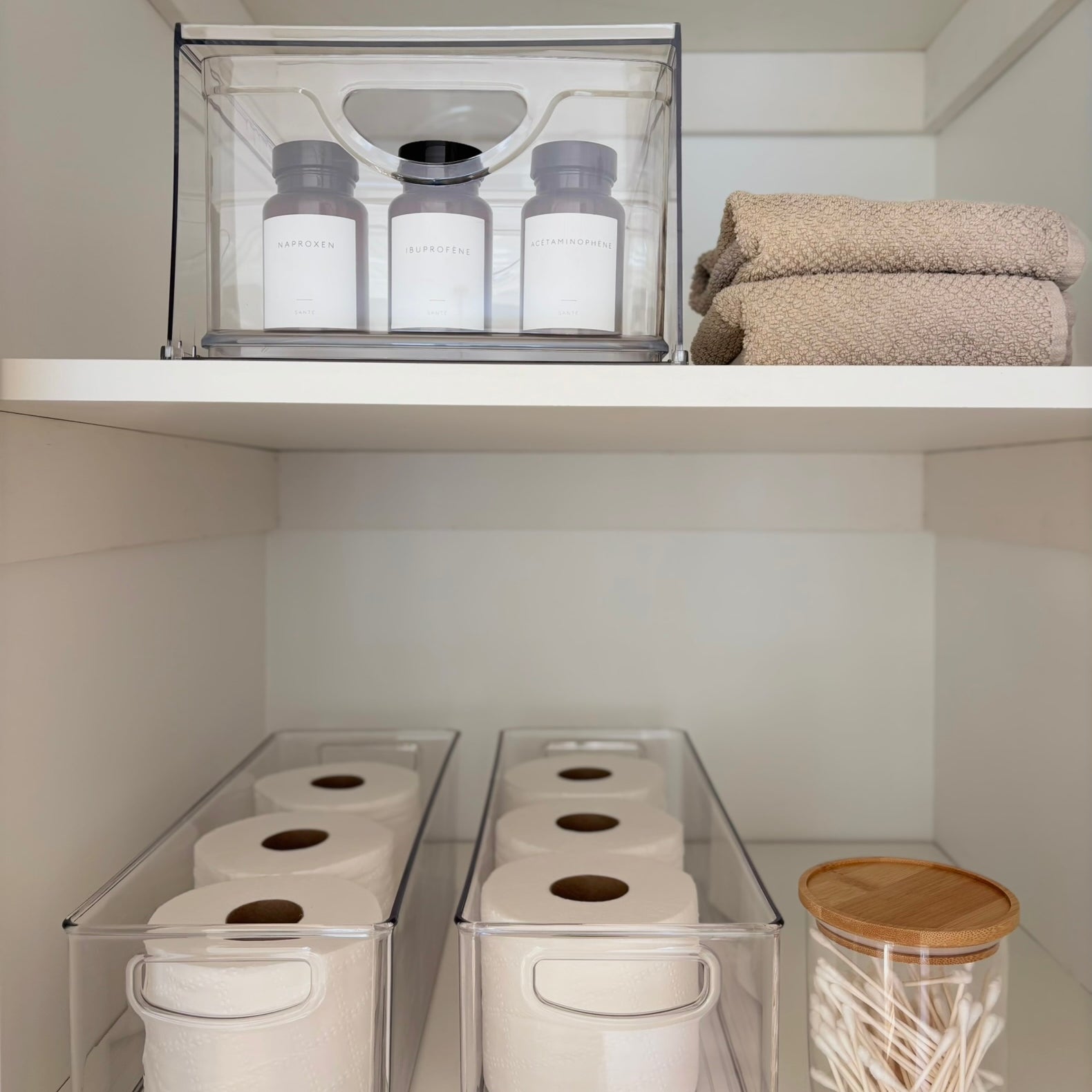 rangement salle de bain armoire